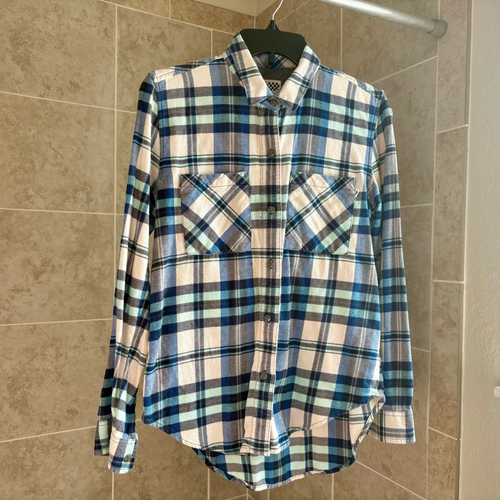 Vans Long Sleeve Flannel Shirt, Sz Small